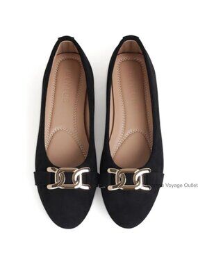 Women's Round Toe Ballet Flats Comfortable Slip On Dressy Work Shoes